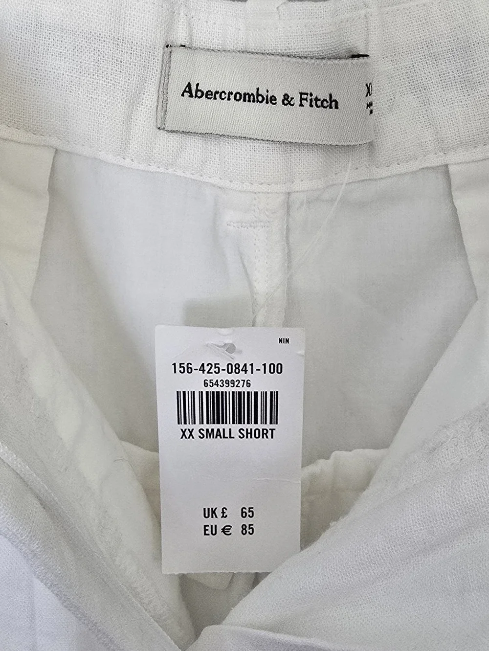 NWT A&F Sloane Tailored Linen Blend Wide Leg Pants Size XXS Short - Picture 9 of 12